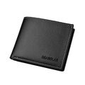 Men's Slim PU Leather Bifold Wallet
