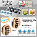 Light-Up Clicky Keychain – Stress Relief Button Toy