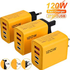 4-Port USB-C Fast Charger – PD Wall Adapter