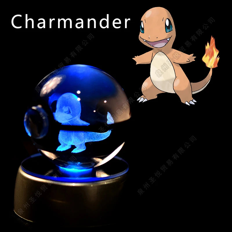 Pokemon Crystal Ball Night Light