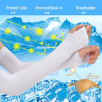 UV Protection Arm Sleeves – Cooling Sun Cover for Cycling & Driving