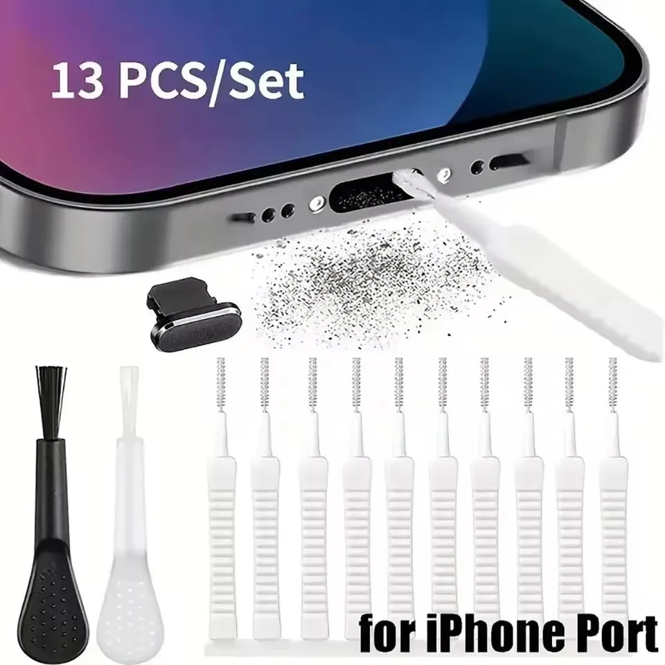 Phone Cleaning Kit – Speaker & Charging Port Brush Set