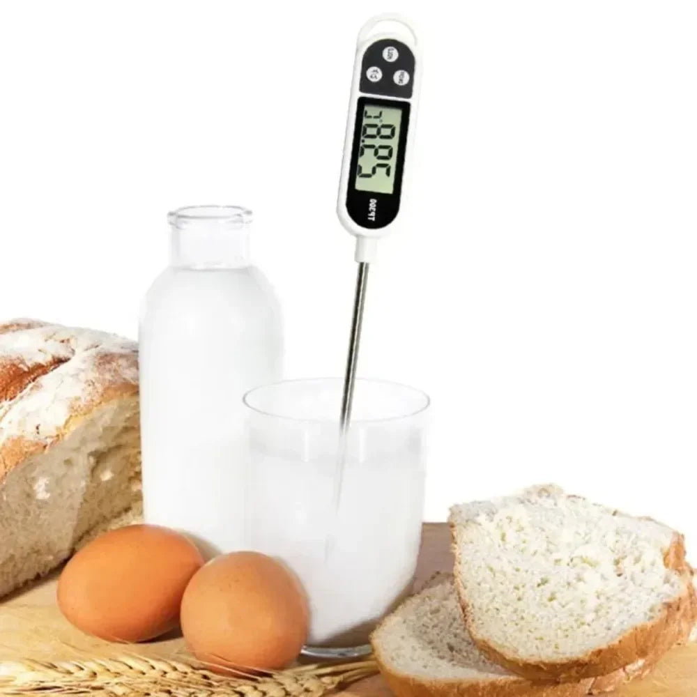 Digital Food Thermometer – Instant-Read Meat & Oil Probe