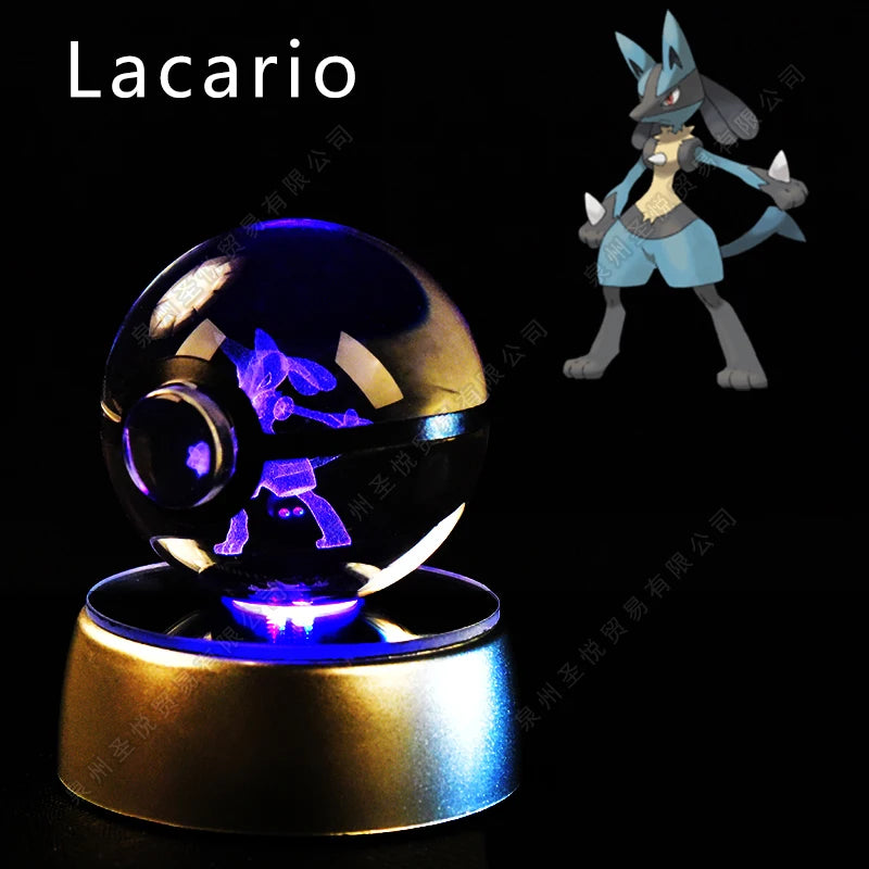 Pokemon Crystal Ball Night Light