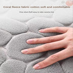 Cobblestone 3D Non-Slip Bath Mat – Absorbent & Machine Washable