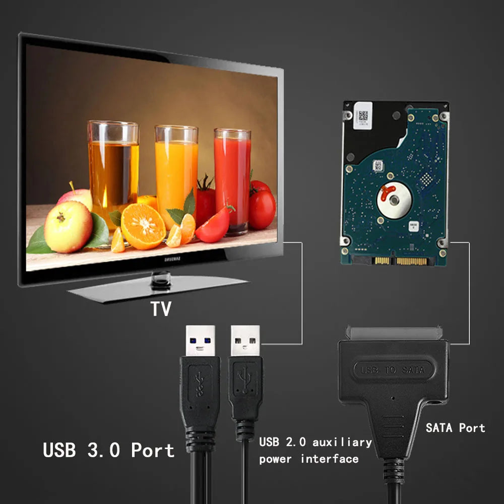 SATA to USB 3.0 Adapter Cable – 2.5" HDD/SSD Cable