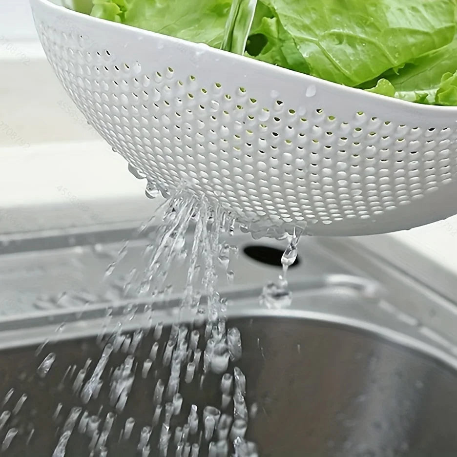 Multi-Purpose Rice & Vegetable Drainage Basket