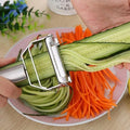 Stainless Steel Julienne Peeler – Vegetable & Fruit Grater