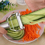 Stainless Steel Julienne Peeler – Vegetable & Fruit Grater