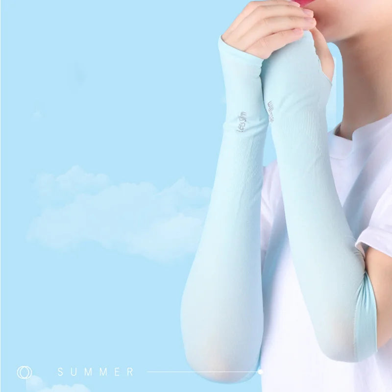 UV Protection Arm Sleeves – Cooling Sun Cover for Cycling & Driving