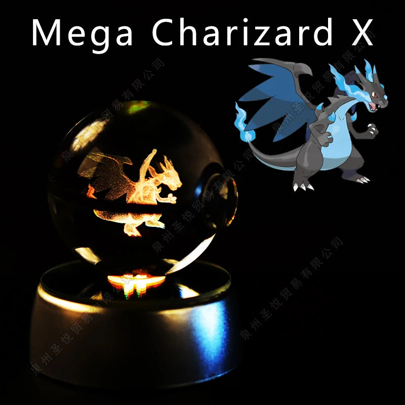 Pokemon Crystal Ball Night Light