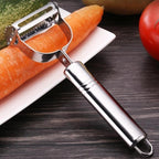Stainless Steel Julienne Peeler – Vegetable & Fruit Grater