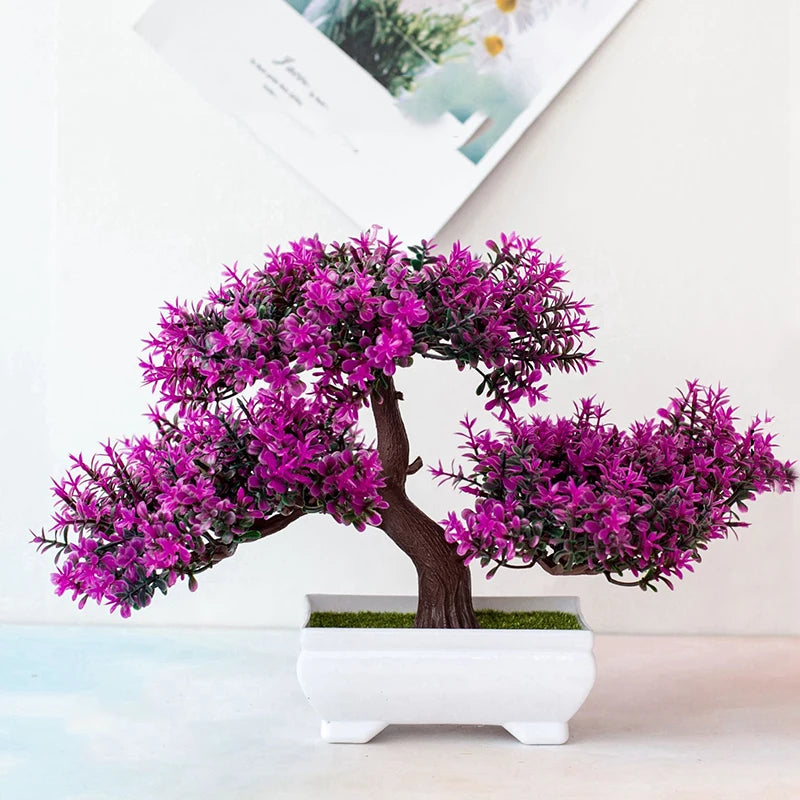 Artificial Bonsai Tree – Faux Potted Plant Décor