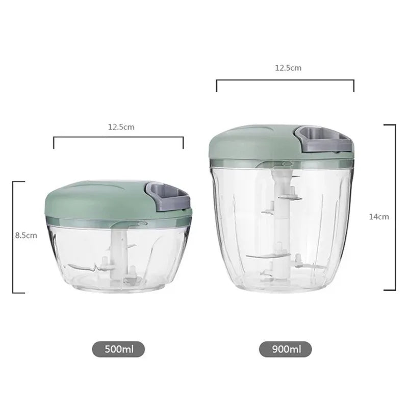 Manual Garlic Chopper & Meat Mincer – Rotary Kitchen Press