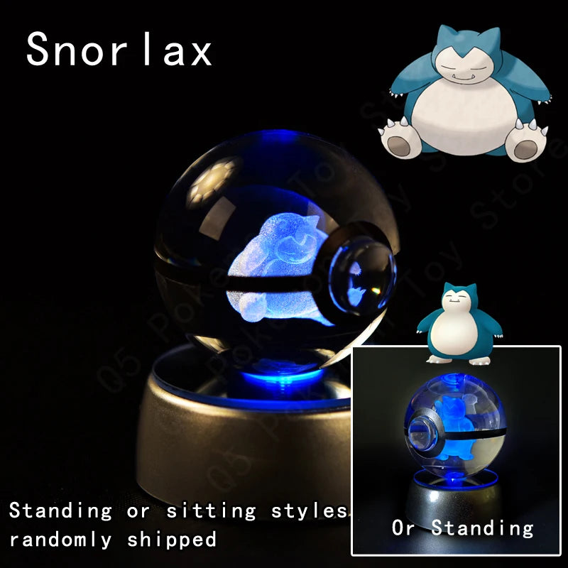 Pokemon Crystal Ball Night Light