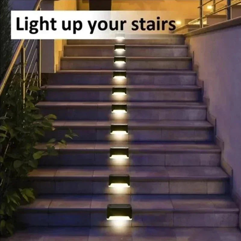 Solar LED Garden Deck & Step Lights