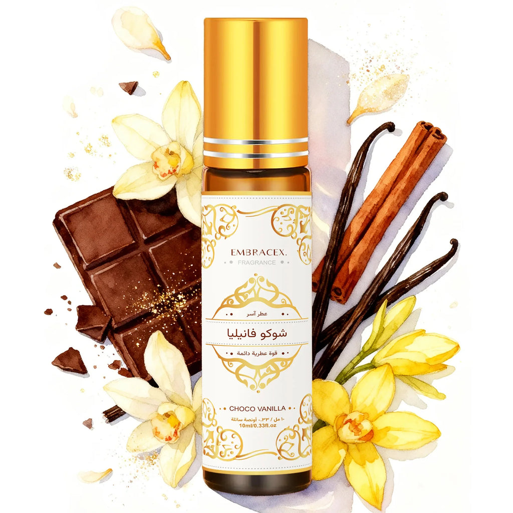 Choco Vanilla Roll-On Perfume Oil – Long-Lasting Scent