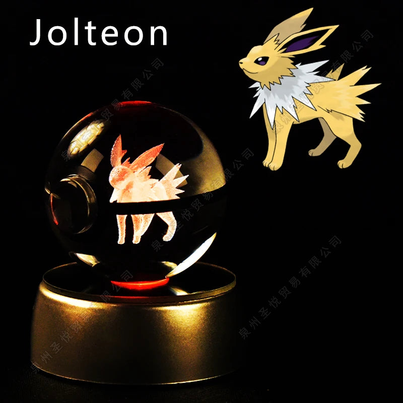 Pokemon Crystal Ball Night Light