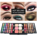 Glitter & Matte Eyeshadow Palette – Long-Lasting Pigment