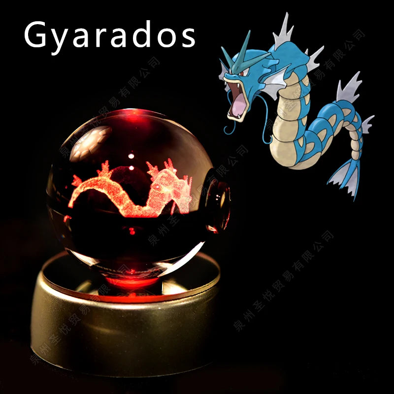 Pokemon Crystal Ball Night Light