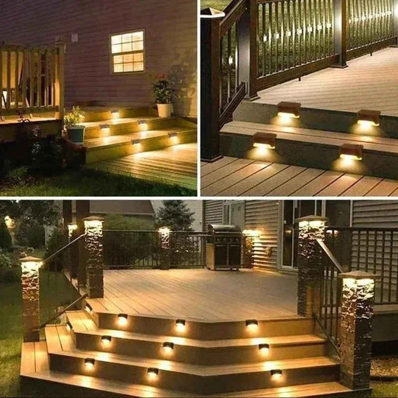 Solar LED Garden Deck & Step Lights