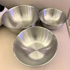 Stainless Steel Mixing Bowl Set with Measurement Scale