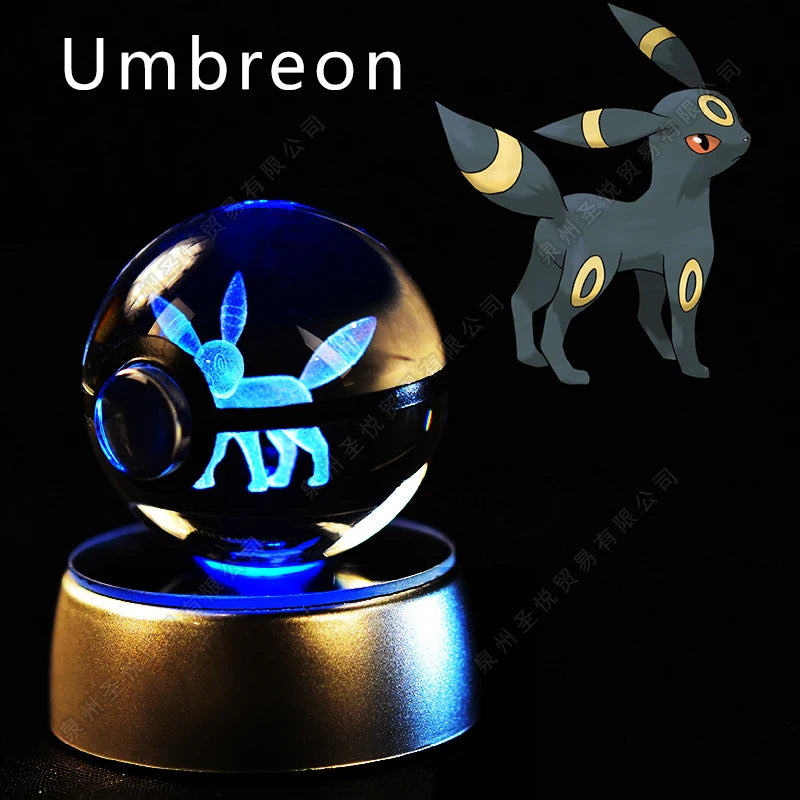 Pokemon Crystal Ball Night Light