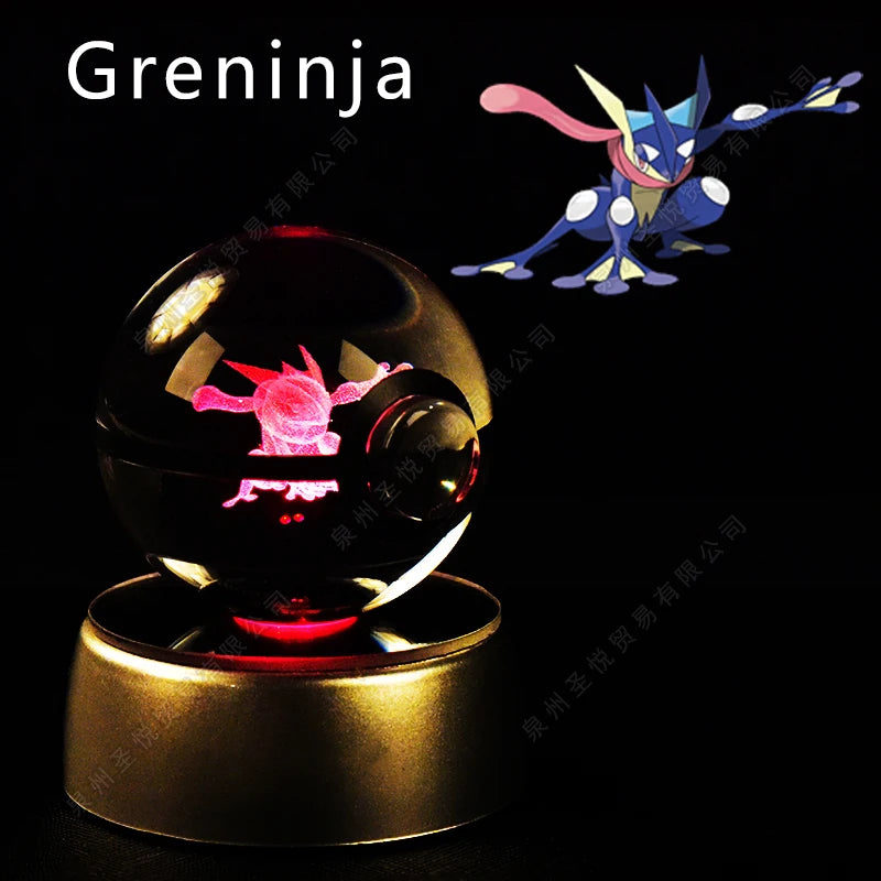 Pokemon Crystal Ball Night Light