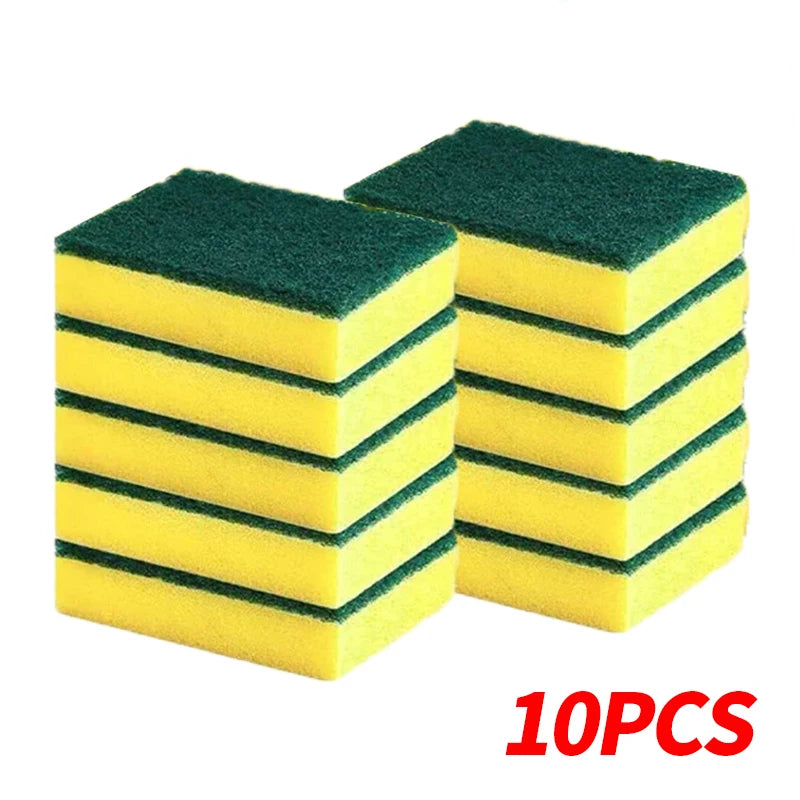 Double-Sided Magic Cleaning Sponge Set – Kitchen Scrub Pads