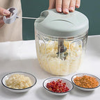 Manual Garlic Chopper & Meat Mincer – Rotary Kitchen Press