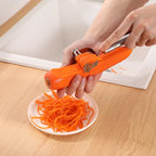 Stainless Steel Julienne Peeler – Vegetable & Fruit Grater