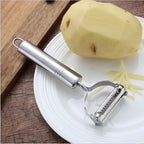 Stainless Steel Julienne Peeler – Vegetable & Fruit Grater