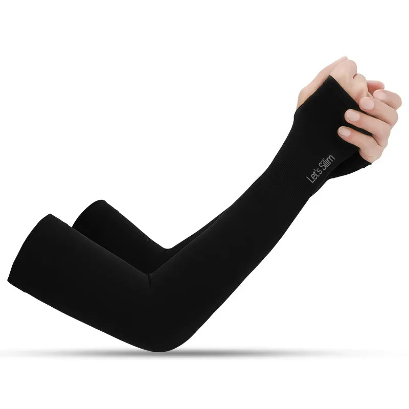 UV Protection Arm Sleeves – Cooling Sun Cover for Cycling & Driving