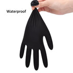 Black Nitrile Disposable Gloves – Latex-Free, Textured Grip