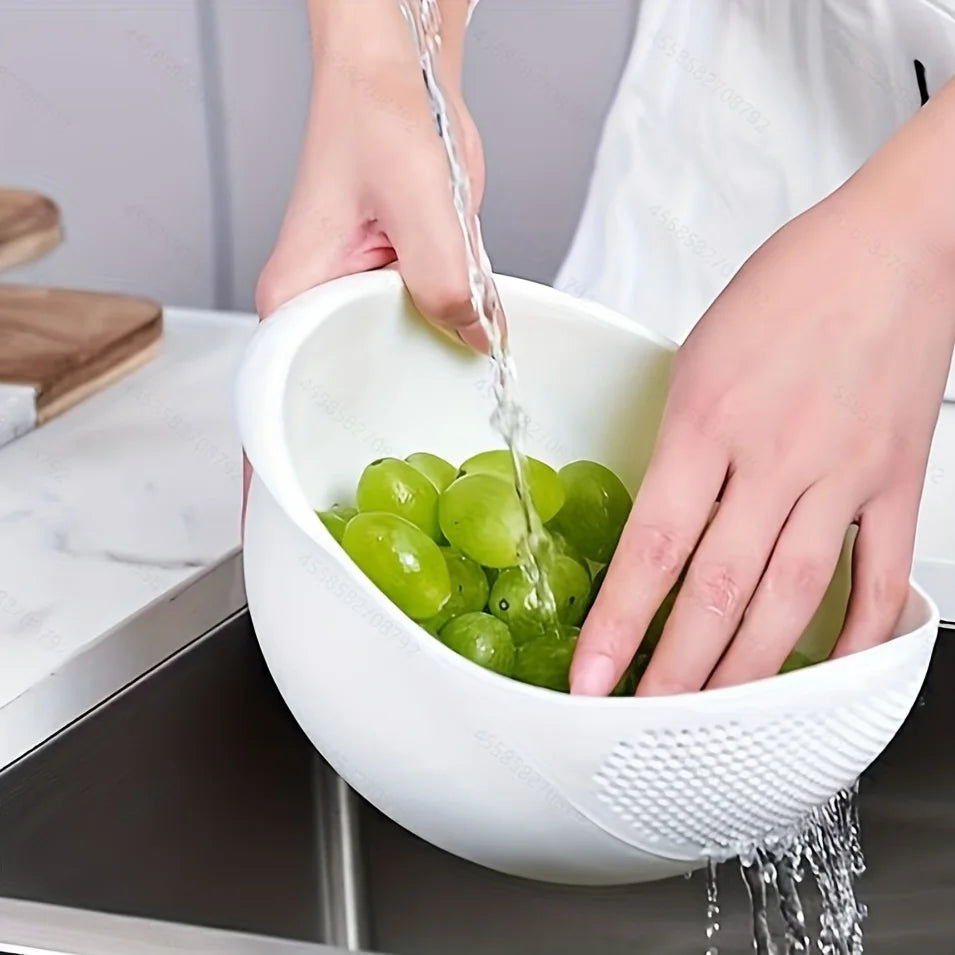 Multi-Purpose Rice & Vegetable Drainage Basket