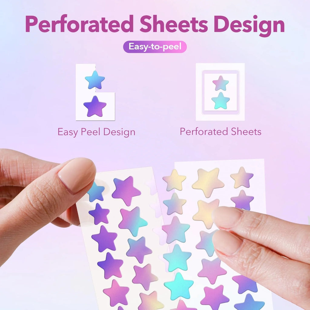Star-Shape Acne Patches – Gentle Blemish Concealer Dots