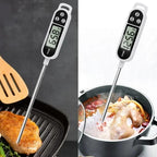 Digital Food Thermometer – Instant-Read Meat & Oil Probe