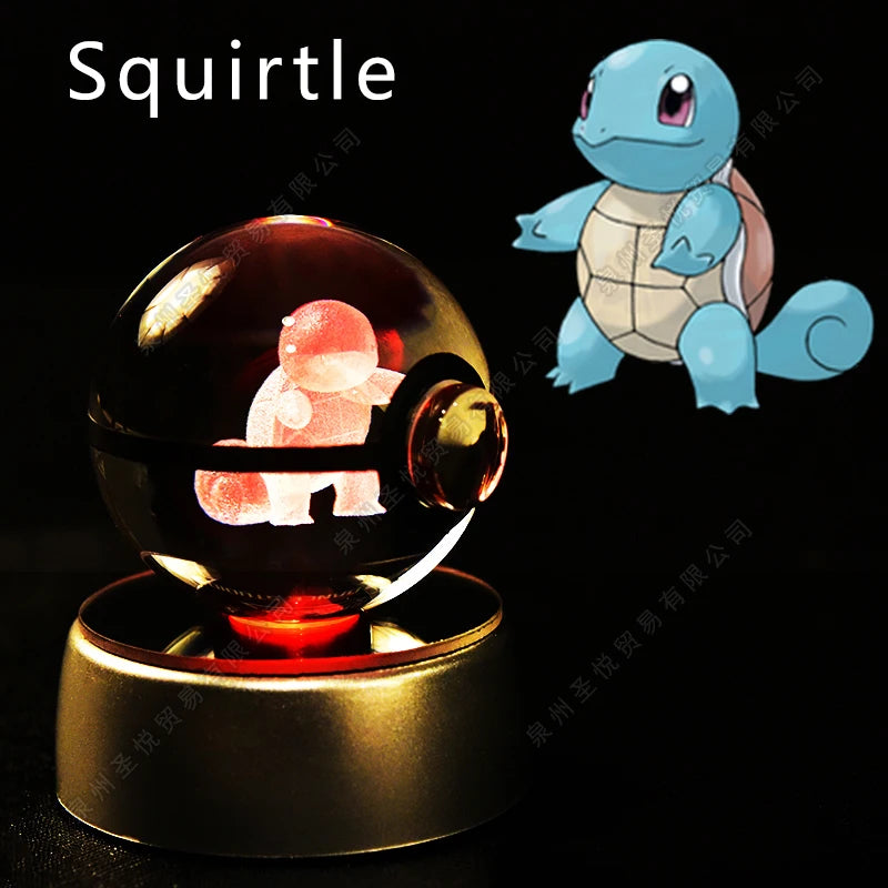Pokemon Crystal Ball Night Light