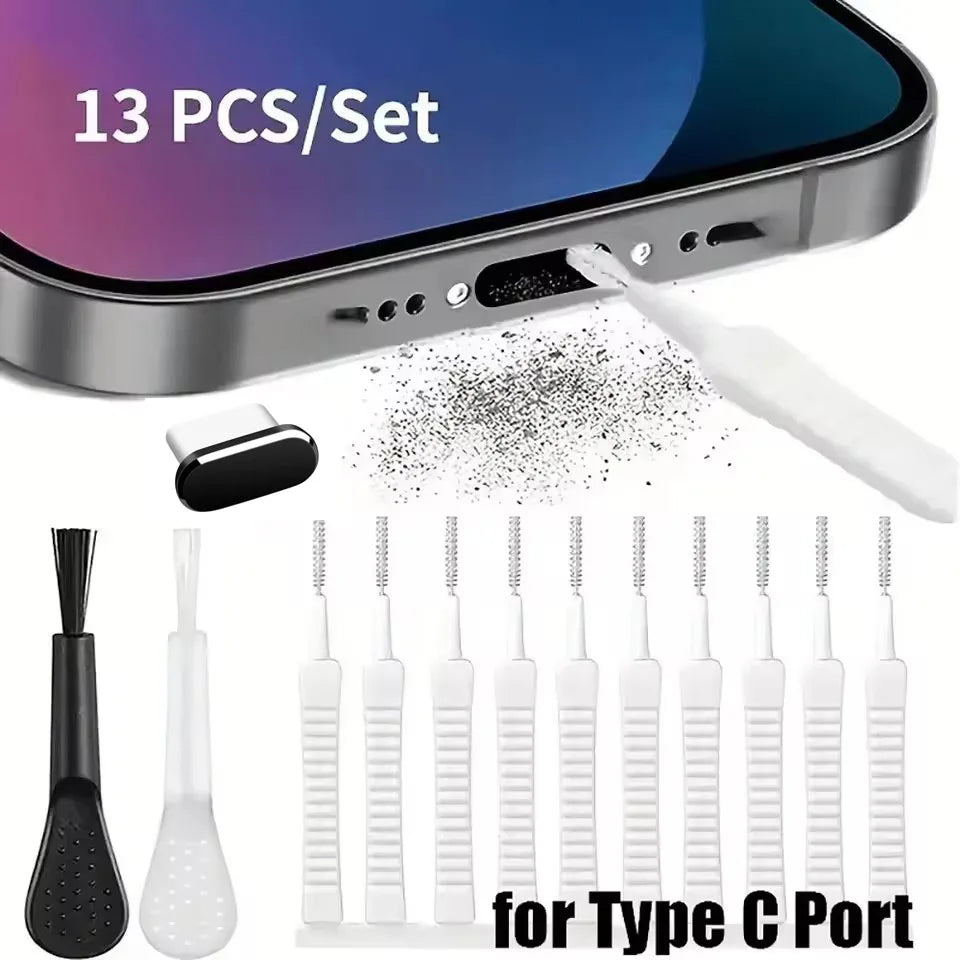 Phone Cleaning Kit – Speaker & Charging Port Brush Set